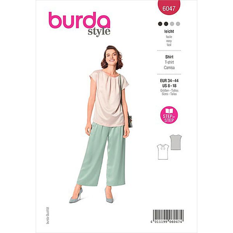 Paita, Burda 6047 | 34-44,  image number 1