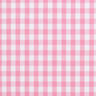 Puuvillakangas Vichy-Check 1 cm – roosa/valkoinen,  thumbnail number 1