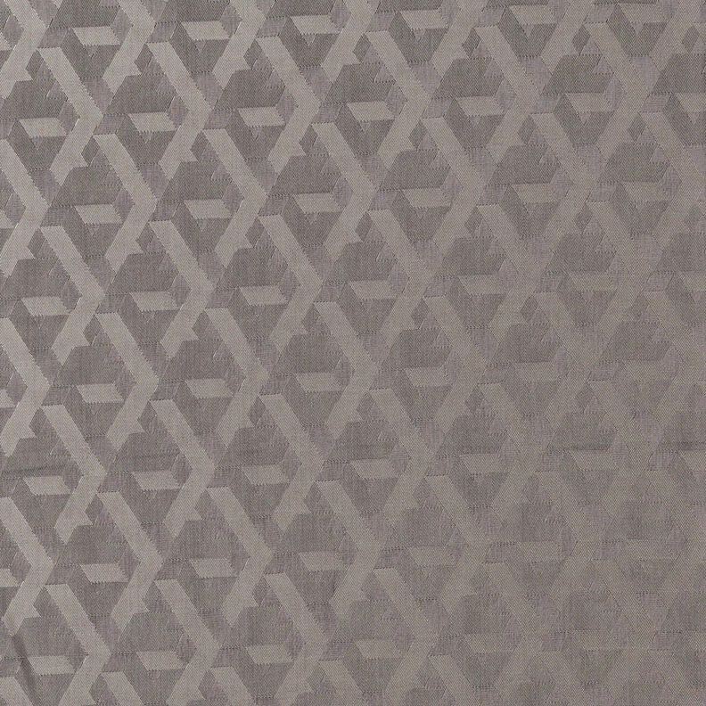 Vuorikangas Jacquard Geometriset muodot – harmaa,  image number 1