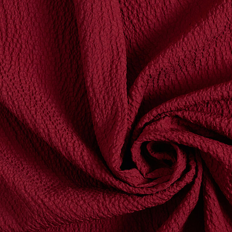 Kevyt cloqué Yksivärinen – bordeauxin punainen,  image number 3