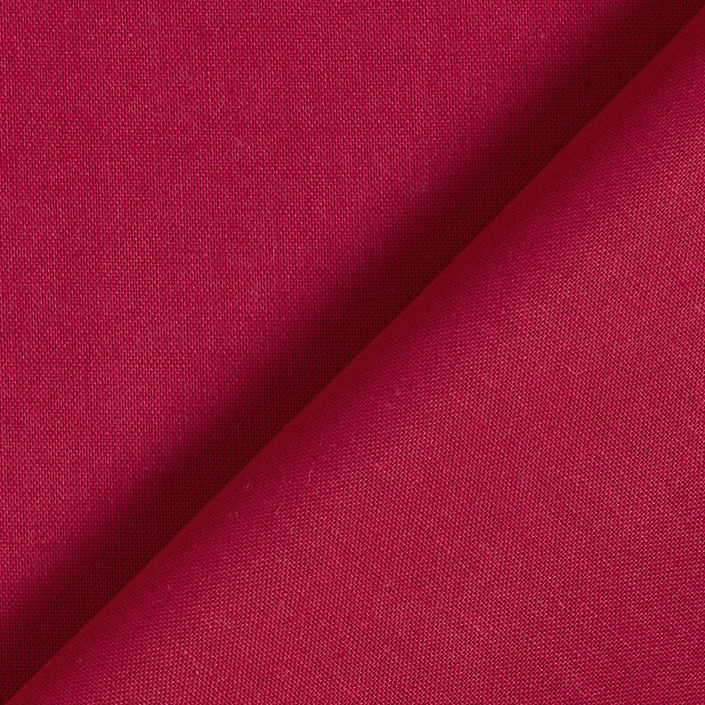 Puuvillakangas Kretonki Yksivärinen – karmiininpunainen,  image number 3