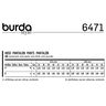 Housut | 3/4-housut, Burda 6471 | 34 - 46,  thumbnail number 4