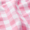 Puuvillakangas Vichy-Check 1,7 cm – roosa/valkoinen,  thumbnail number 2