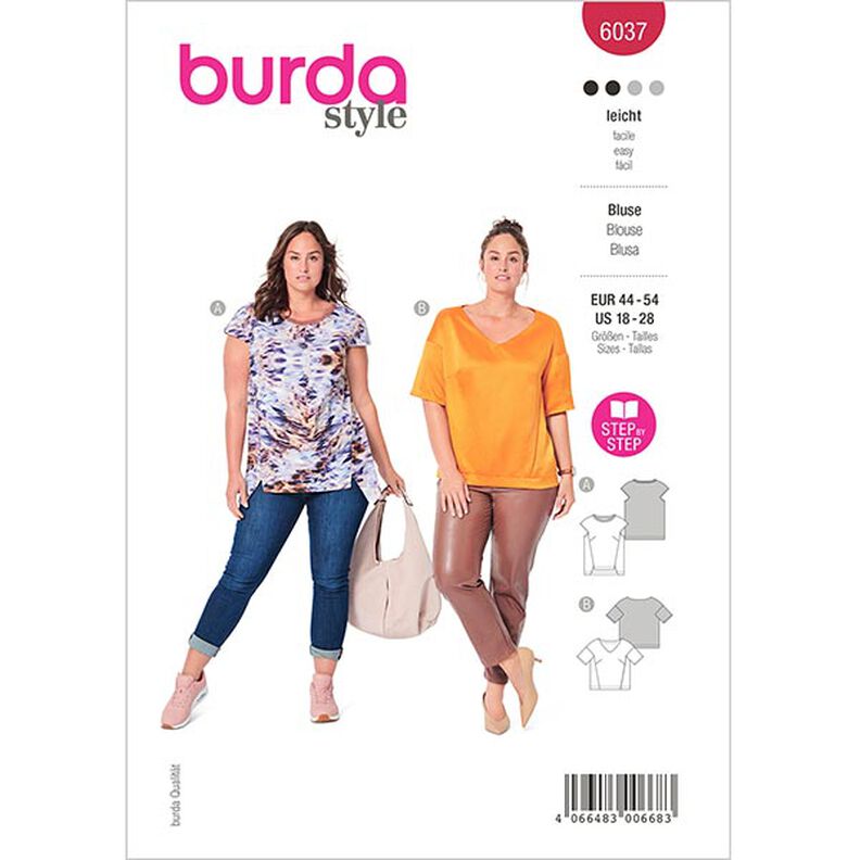 Paitapusero, Burda 6037 | 44 - 54,  image number 1