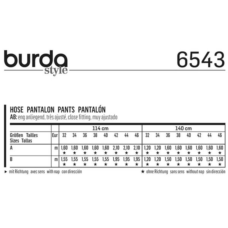 Housut / farkut, Burda 6543,  image number 11