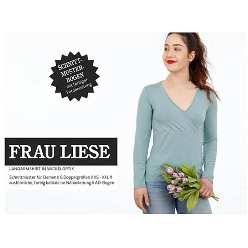 FRAU LIESE Kietaisutyylinen paita | Studio Schnittreif | XS–XXL,  image number 1