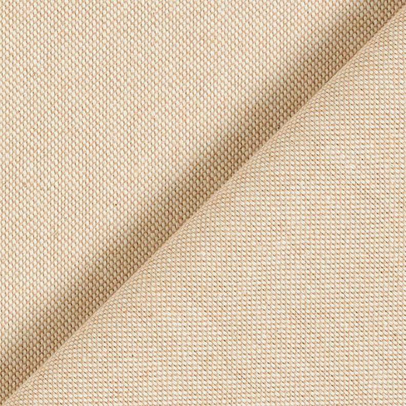 Sisustuskangas Puolipanama Chambray Kierrätetty – beige,  image number 3