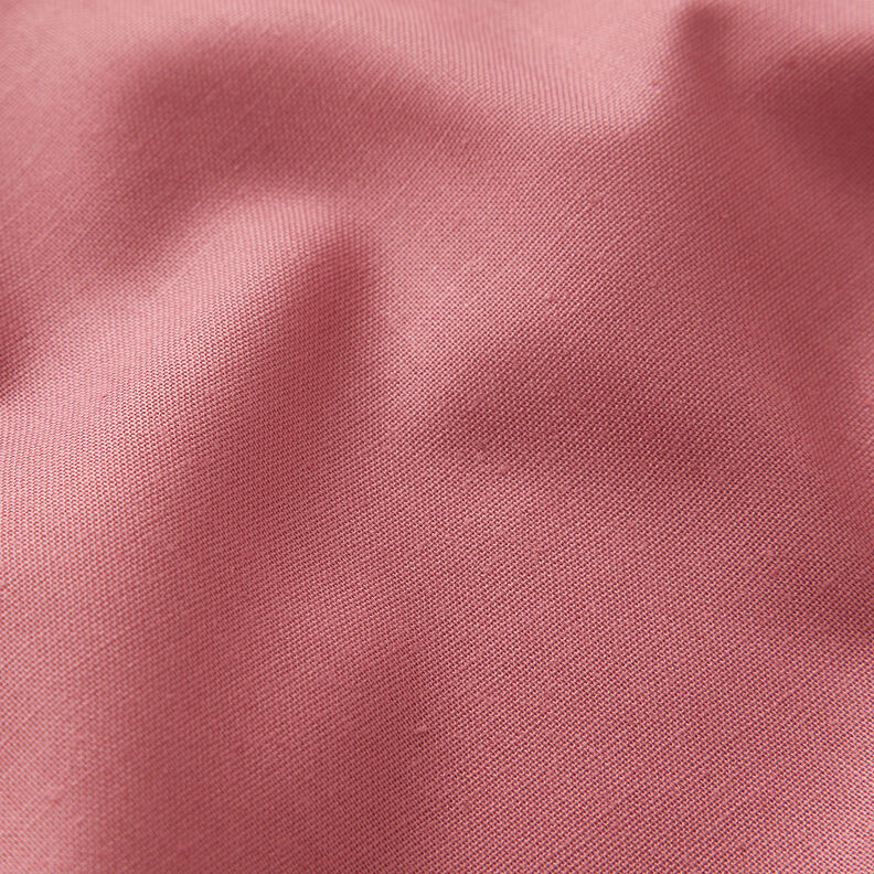 Puuvillakangas Kretonki Yksivärinen – tumma vanharoosa,  image number 2