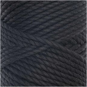 Creative Cotton Cord Skinny -makrameelanka [3mm] | Rico Design – musta, 