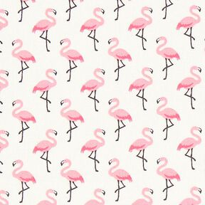 Pinnoitettu puuvilla Flamingo – villanvalkoinen, 