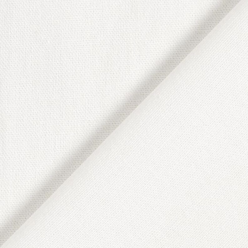 Viskoosi-pellavasekoite Yksivärinen – villanvalkoinen,  image number 3