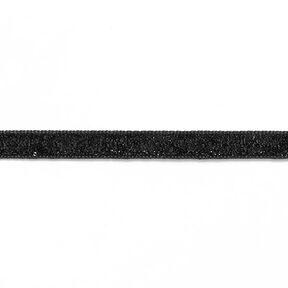 Samettinauha yksivärinen Metallic [10 mm] – musta, 