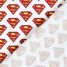 Puuvillapopliini Supermies Logo Lisenssikangas | DC Comics – valkoinen,  thumbnail number 4