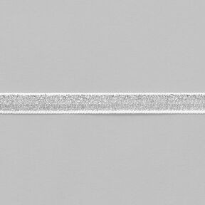 Samettinauha yksivärinen Metallic [10 mm] – hopea metallic, 