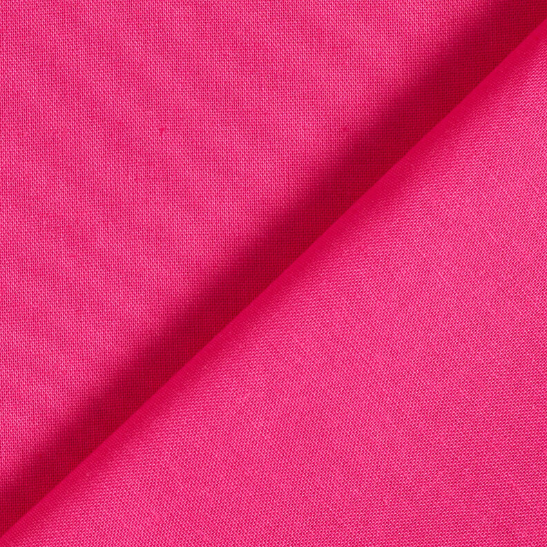 Puuvillakangas Kretonki Yksivärinen – voimakas vaaleanpunainen,  image number 3
