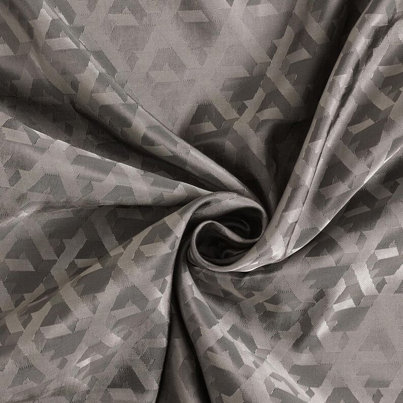 Vuorikangas Jacquard Geometriset muodot – harmaa,  image number 3