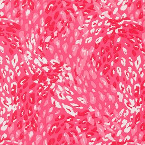 Kreppikangas Abstrakti leokuvio – voimakas vaaleanpunainen, 