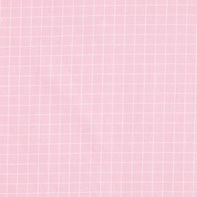 Puuvillakangas Kretonki Ristikkoruutu – vaaleanpunainen, 