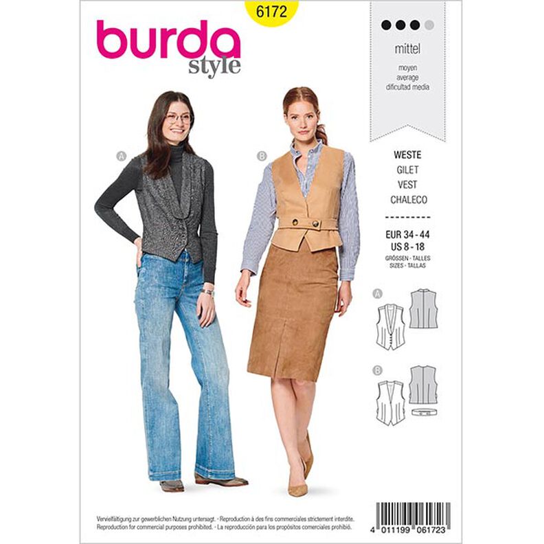 Liivi, Burda 6172 | 34-44,  image number 1