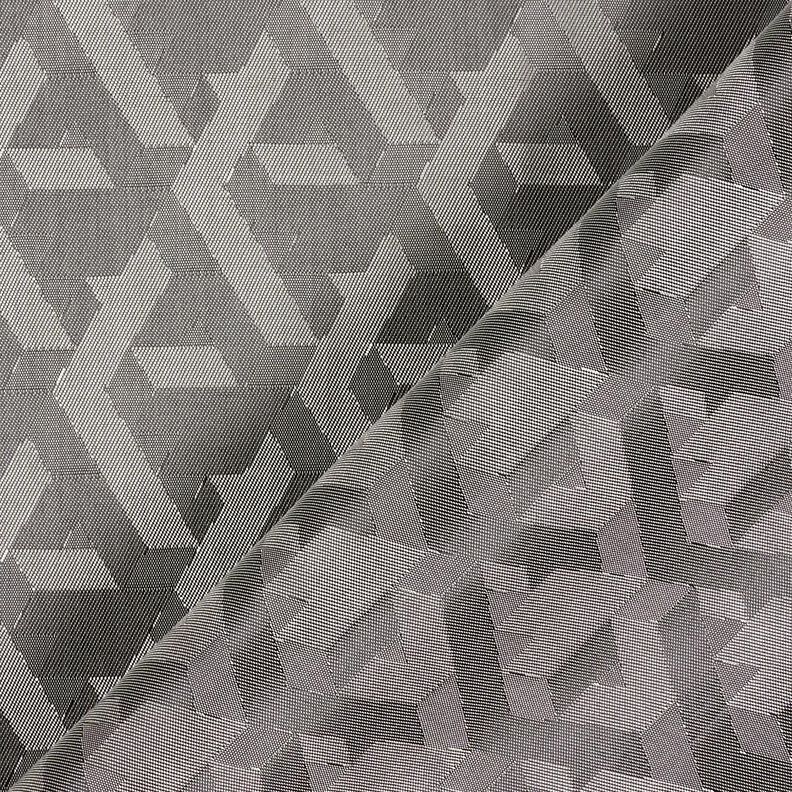 Vuorikangas Jacquard Geometriset muodot – harmaa,  image number 4