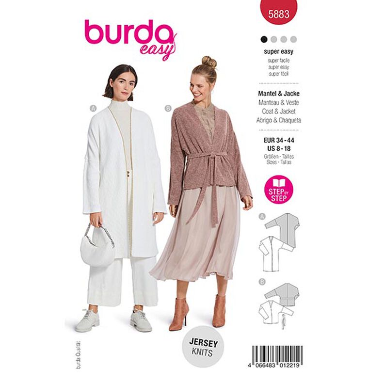 Jakku / Takki | Burda 5883 | 34-44,  image number 1