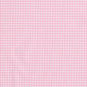 Puuvillakangas Vichy-Check 0,2 cm – roosa/valkoinen, 