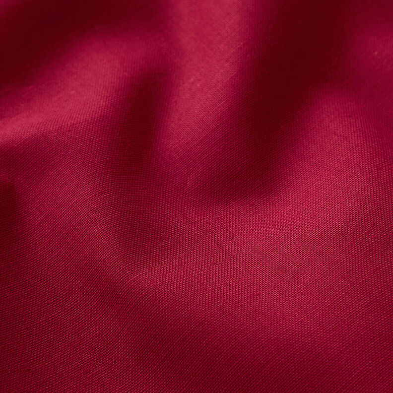 Puuvillakangas Kretonki Yksivärinen – karmiininpunainen,  image number 2