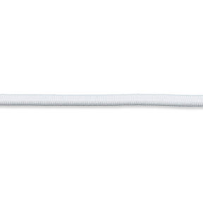 Kuminen koristenauha [Ø 3 mm] – valkoinen, 