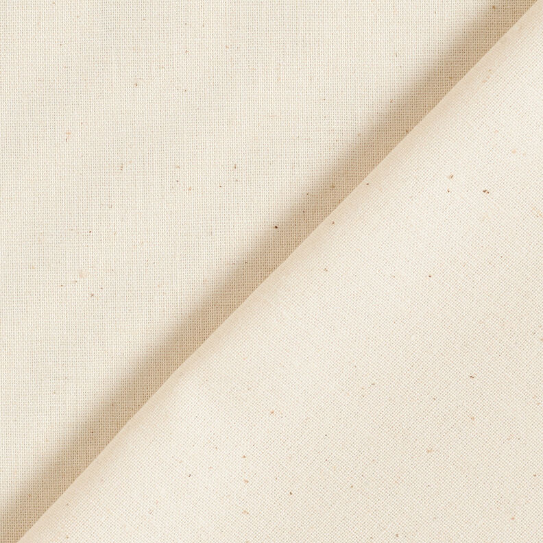 Puuvillakangas Kretonki Yksivärinen – kerma,  image number 3