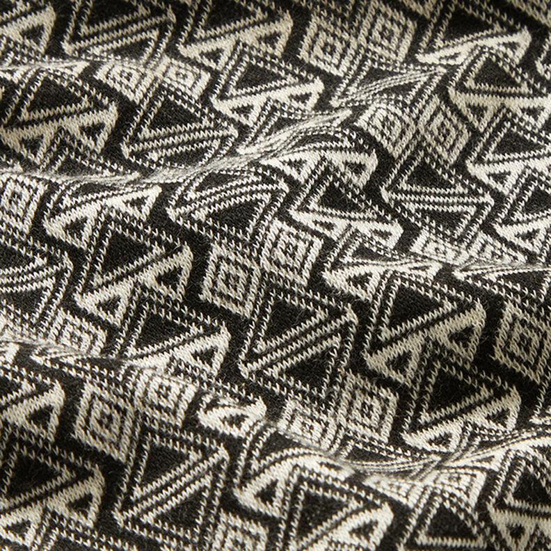 Neulejacquard Kolmiot – musta/valkoinen,  image number 2