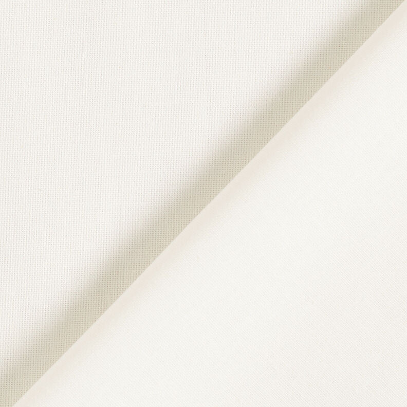 Puuvillakangas Kretonki Yksivärinen – villanvalkoinen,  image number 3